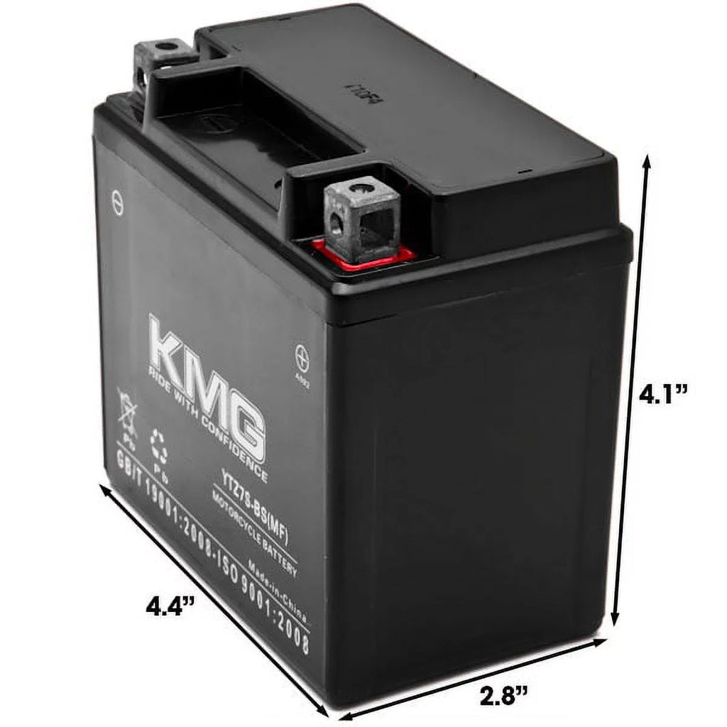 Snowmobile Battery Watercraft Honda 125 Motorcycle Powersport Performance SMF 12V 2011 Battery Scooter Compatible PCX125 with Sealed Replacement KMG Maintenance ATV Free OEM High YTZ7S