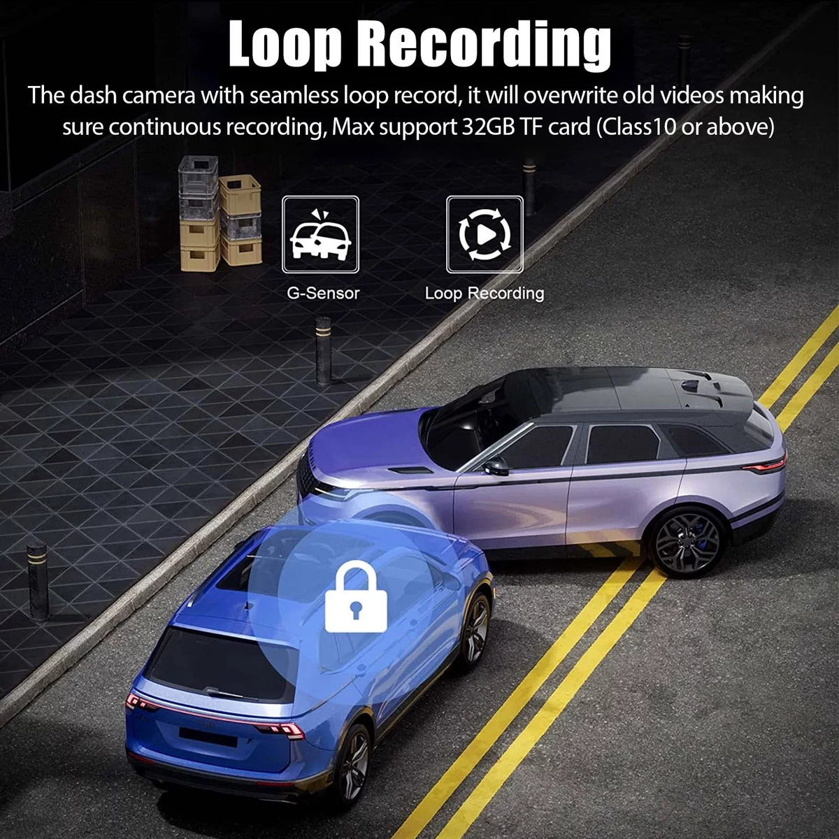 Dual EEEkit Screen View Dash Lens Dash Detection, Cars, Motion Rear Wide-Angle Camera, Front Mirror Camera G-Sensor, Camera 170° 1080P 7inch Cam with Touch Night for Vision, Mirror and Car