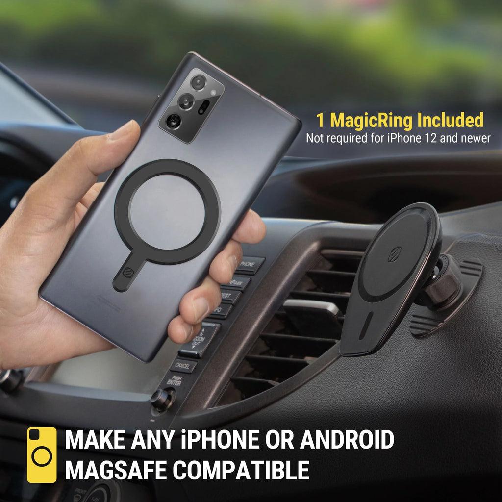 w/ Dash/Windshield/Vent Pro MPMSODVM iPhone Magnetic Mount 4in1 15/14/13 MS Scosche MagicMount Comp