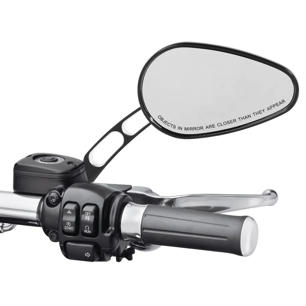 8mm Softail View 2005-2017 Rear Deluxe Mirrors Harley Fits 2016 Fits FLSTN Teledu