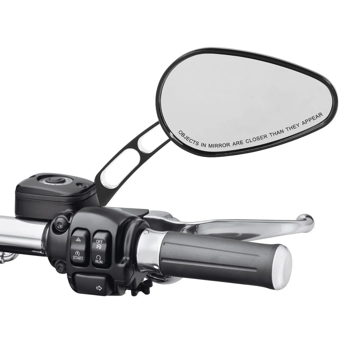 8mm Softail View 2005-2017 Rear Deluxe Mirrors Harley Fits 2016 Fits FLSTN Teledu
