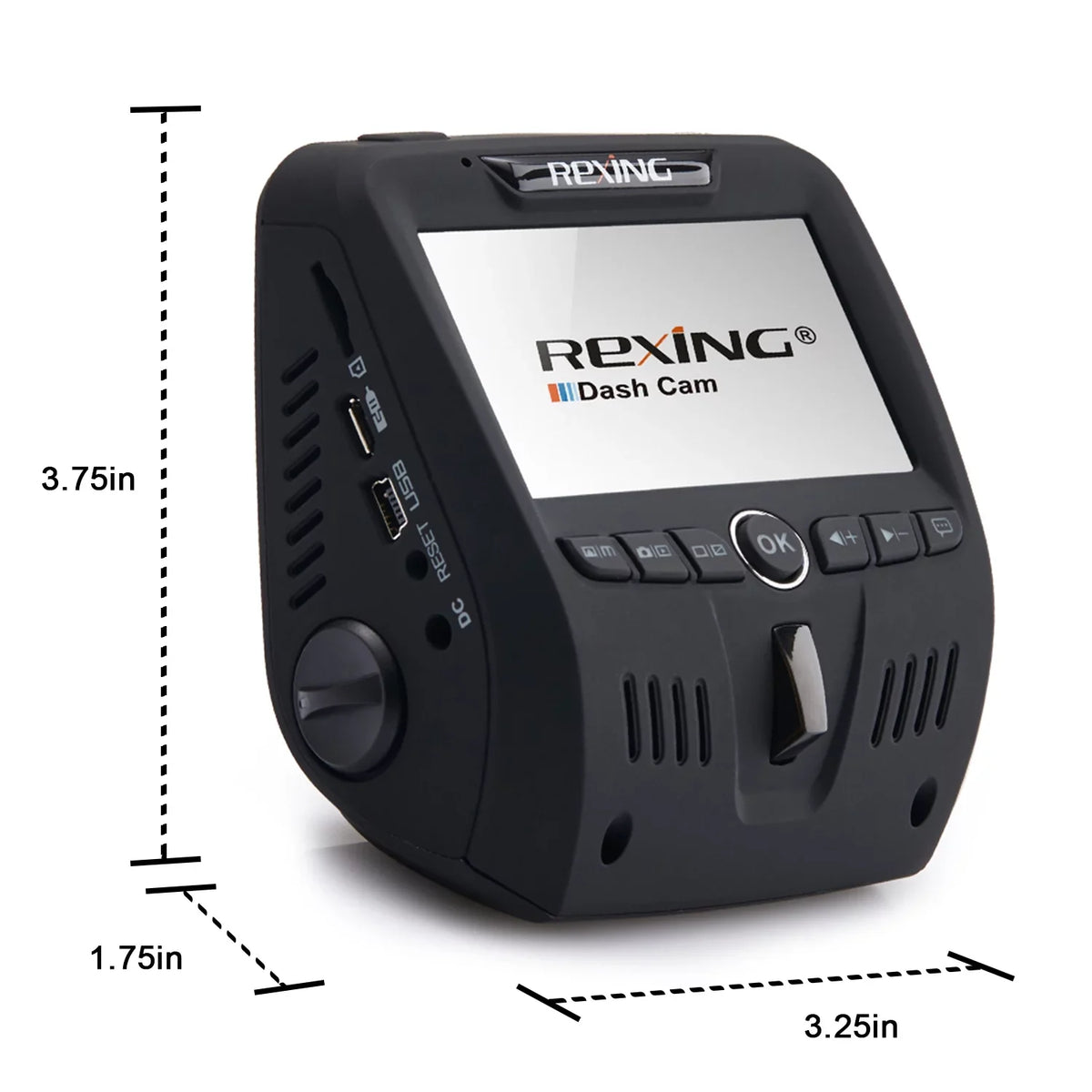 V1LG Dash 1080p Rexing Car Channel Dual FHD Cam