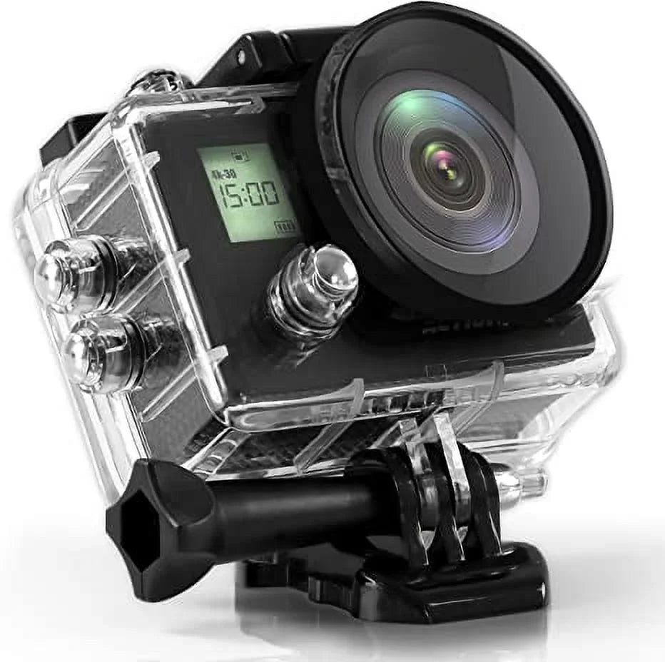 4K HD Sport Digital Video UHD Mini Wi-Fi SereneLife Ultra Pro - Kit Camcorder Action Camera 1080p