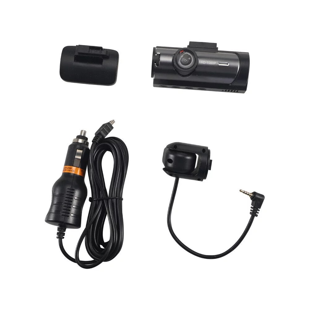 Recorder Lens Hd Night Car Onemayship Dual Dvr 3.16In Dash 1080P Front Inside Cam Camera