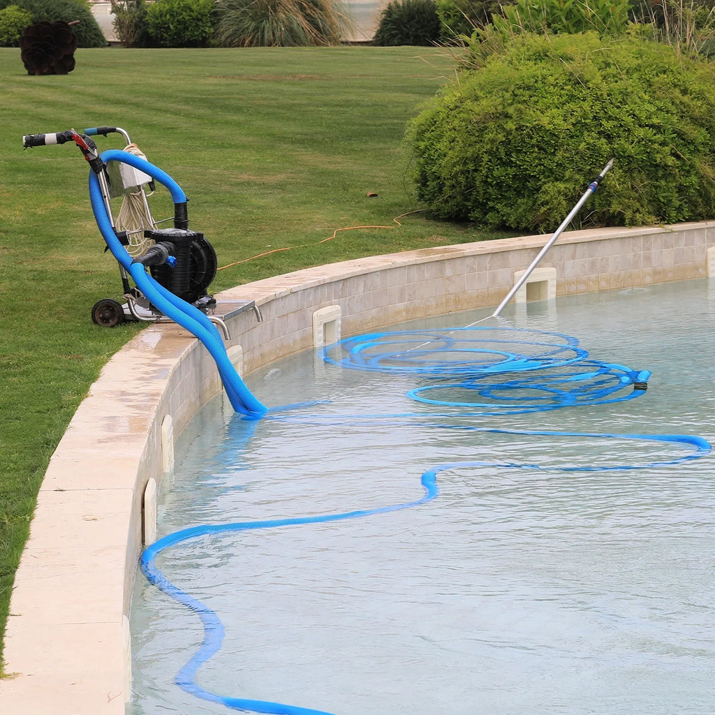 Swimming Hose Flat Lightweight Pool ID Lay 65mm Reinforced for Hose Discharge 49ft Backwash