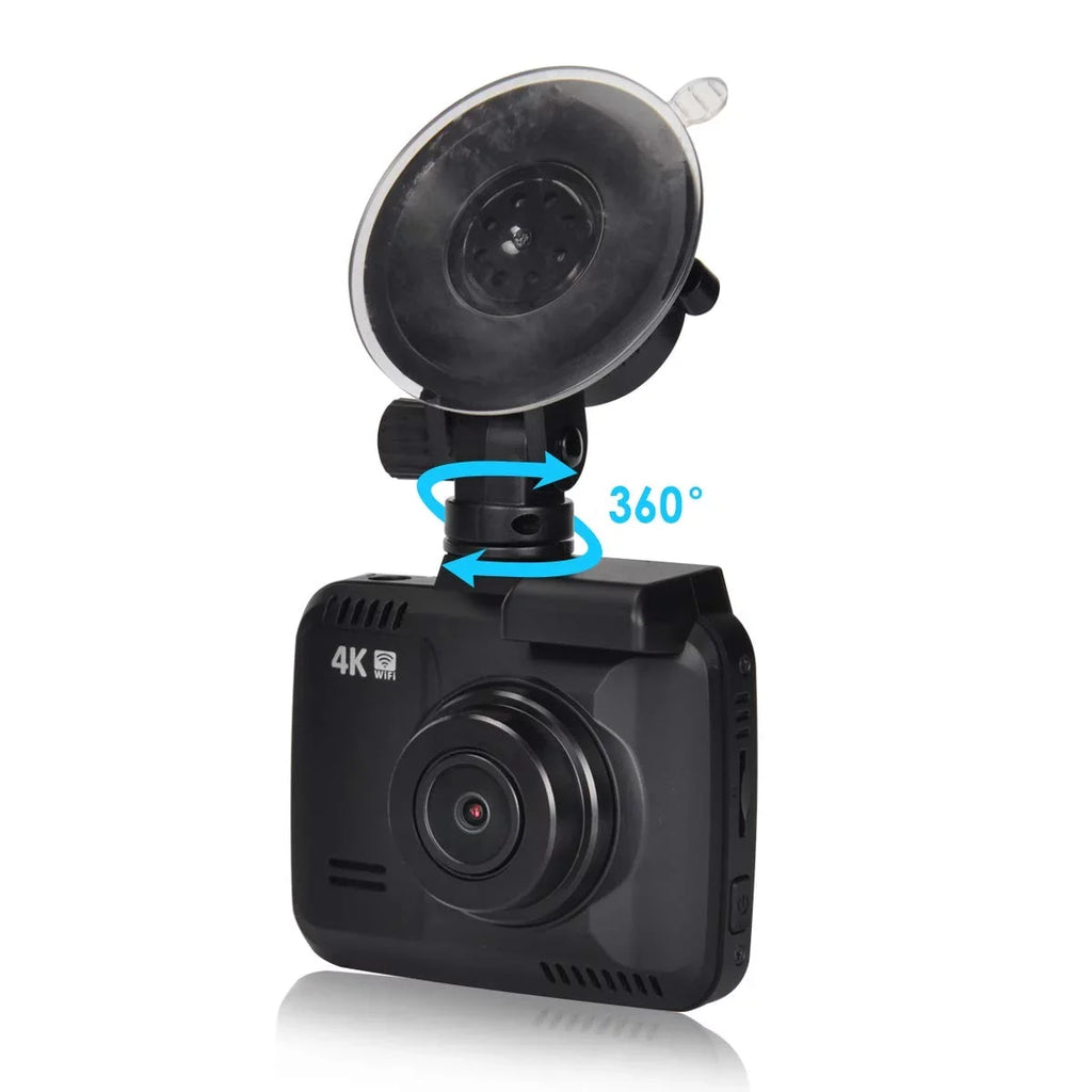 Parking Wide Dashboard G-Sensor, GPS, Dash 24FPS Record, Driving Chip, Iseebiz WDR, View, 2160P Cam, Motion Cam Mode Detect, Recorder 150° Novatek Car Built-in Loop Angle, App WiFi