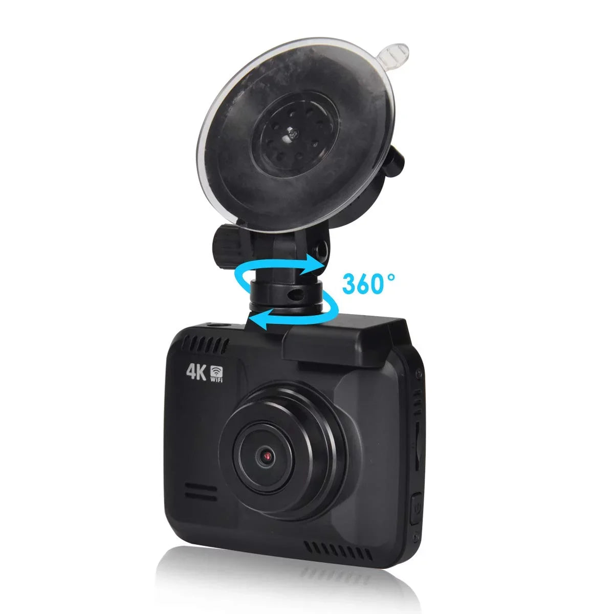 Parking Wide Dashboard G-Sensor, GPS, Dash 24FPS Record, Driving Chip, Iseebiz WDR, View, 2160P Cam, Motion Cam Mode Detect, Recorder 150° Novatek Car Built-in Loop Angle, App WiFi