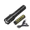 XP-L2 V6 Battery 1100 LED Nitecore w/NL1834R - Tactical Cord USB V2 Combo: Lumens CREE +Free Eco-Sensa Flashlight P20 -