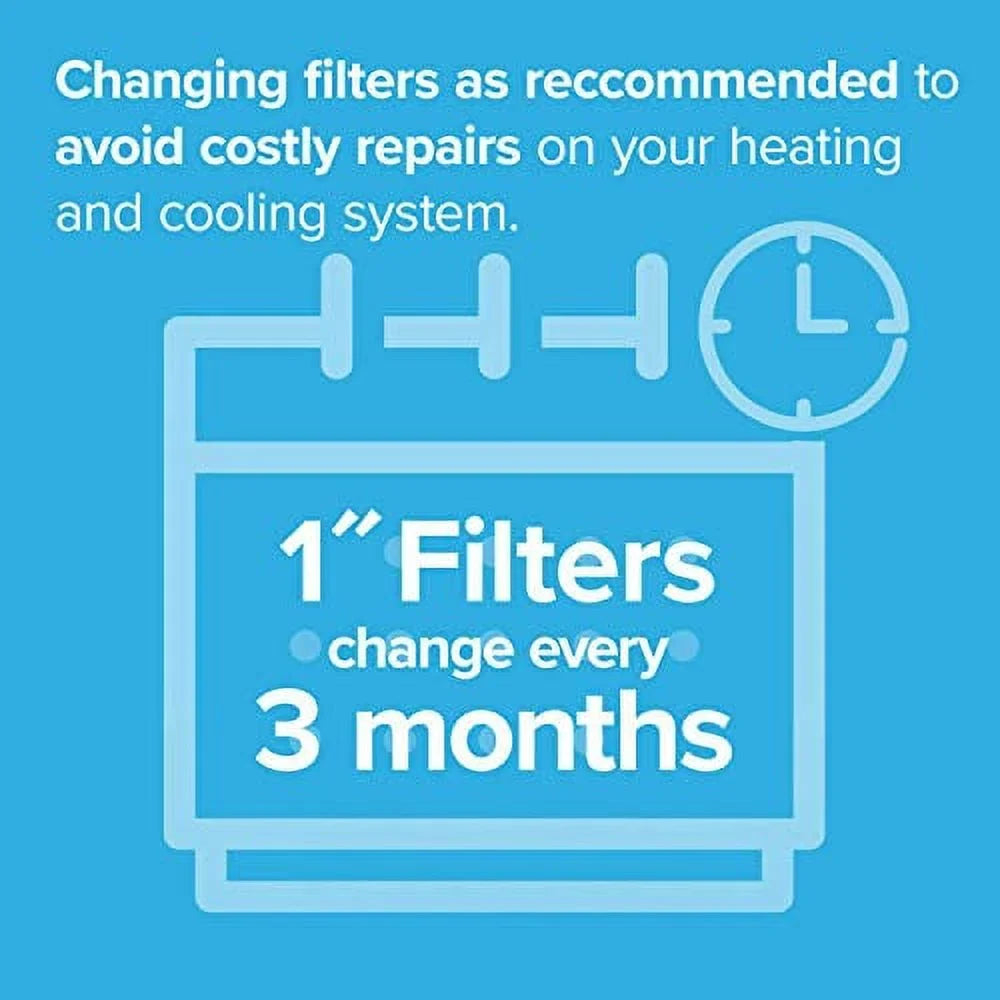 6-Pack Living 0.78) Allergen, (exact dimensions Filtrete 22x22x1, 21.69 Air x AC Healthy Ultra Furnace 21.69 x 1500, MPR Filter,