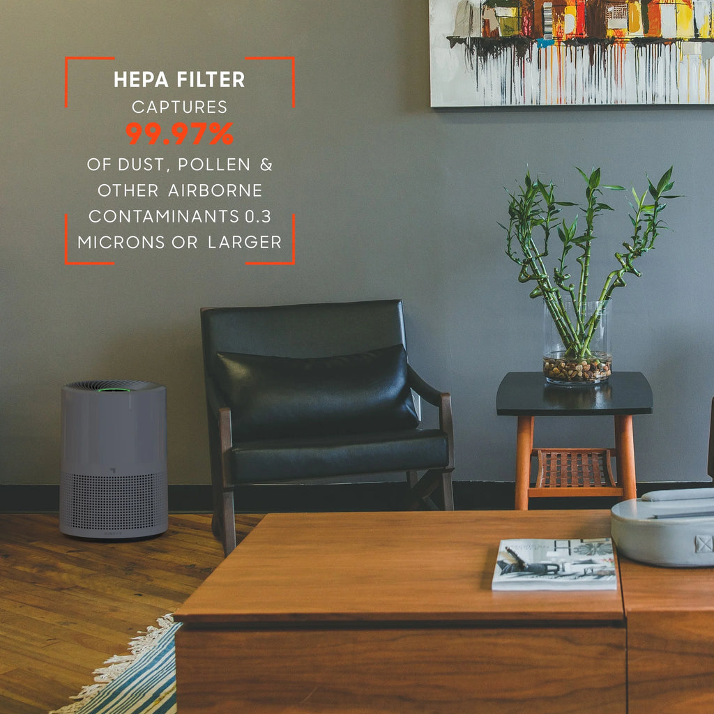Gray Air Image True to (New) up Purifier, Sq. Ft., Covers Sharper HEPA 350