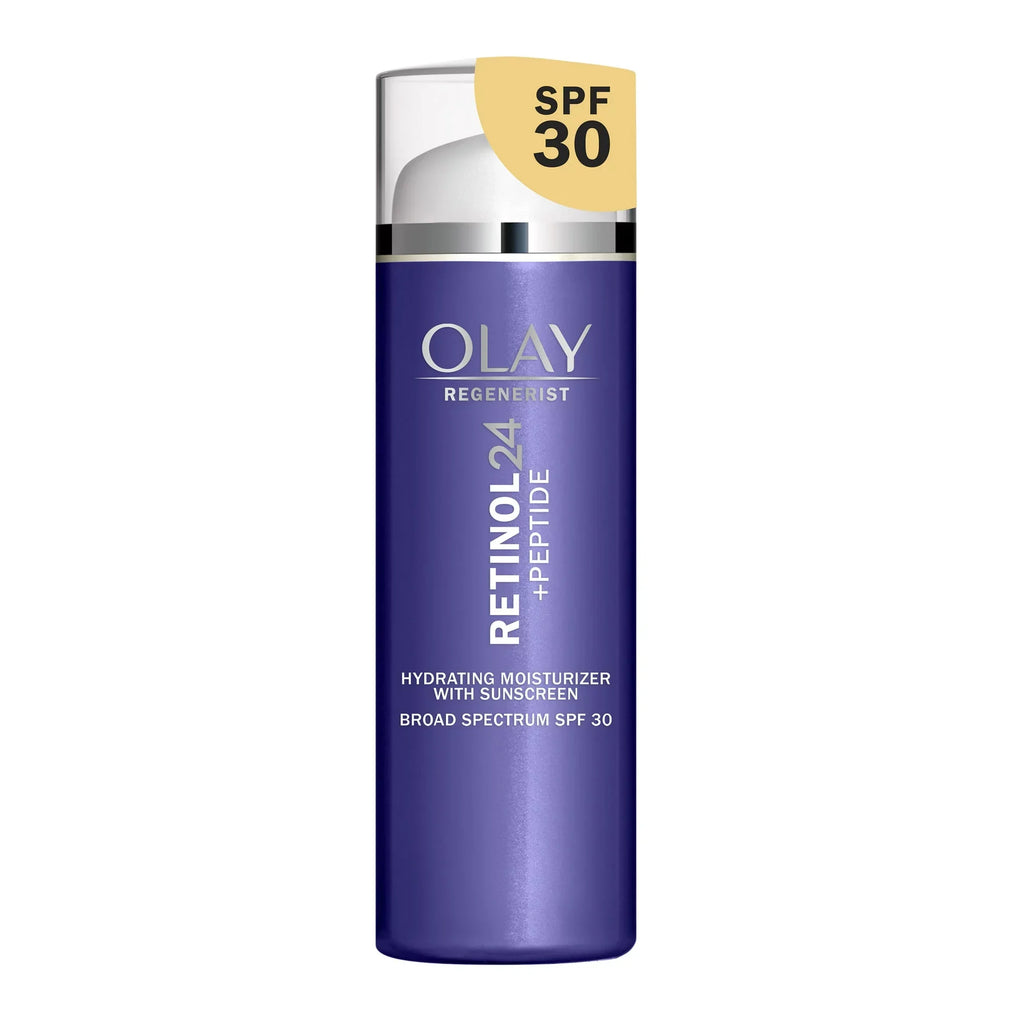 SPF oz *EN Hydrating Olay 30 with Retinol Sunscreen 24 1.7 Peptide Moisturizer + Regenerist
