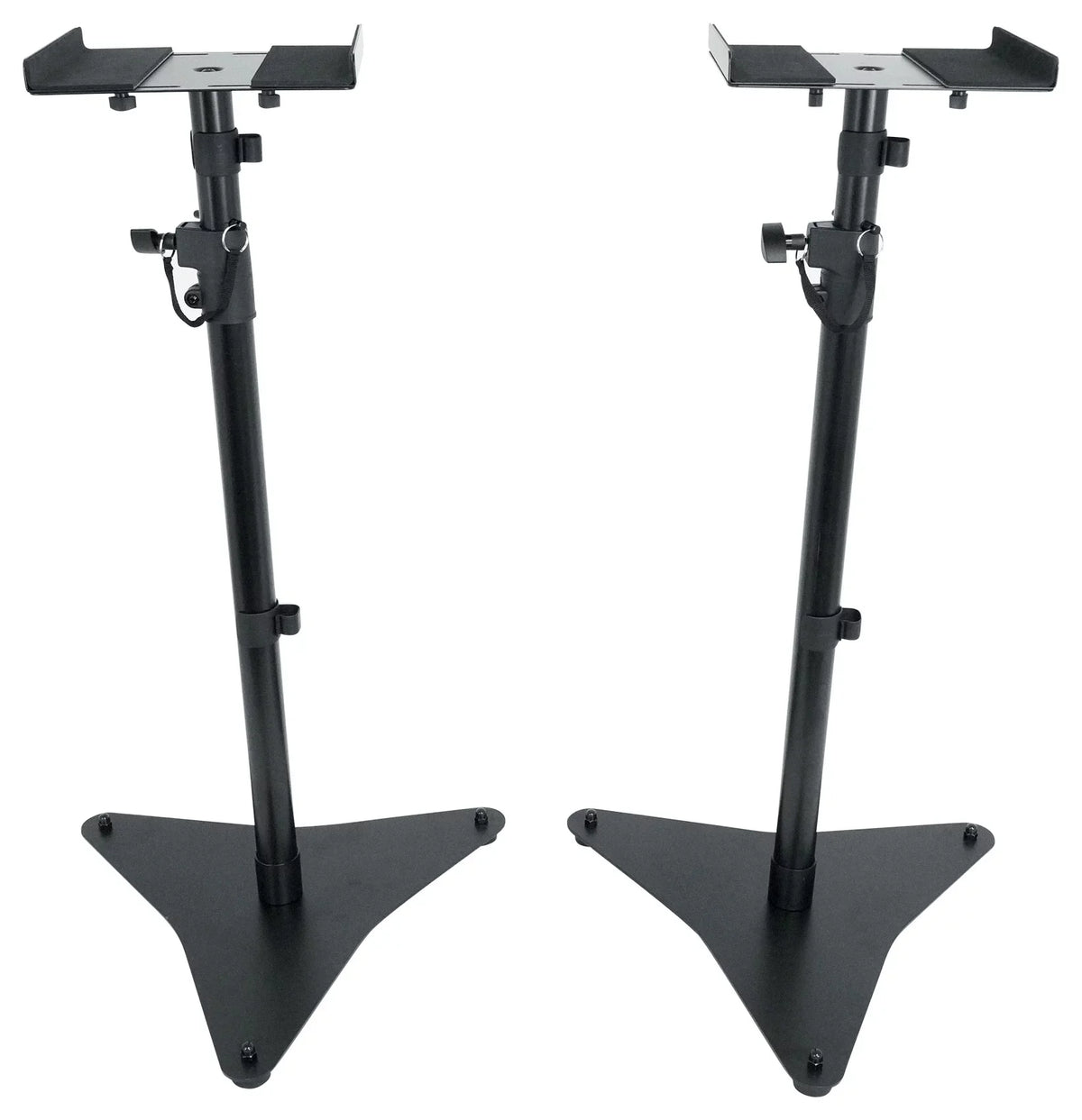 Monitor Speaker RVSM5 Stands Studio Bookshelf Rockville Pair w/Adjustable Height