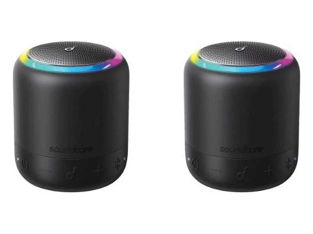 Pro Playtime Mini 2-Pack Soundcore B3127Z11 Bluetooth Speaker 15H Waterproof IPX7 3 Portable
