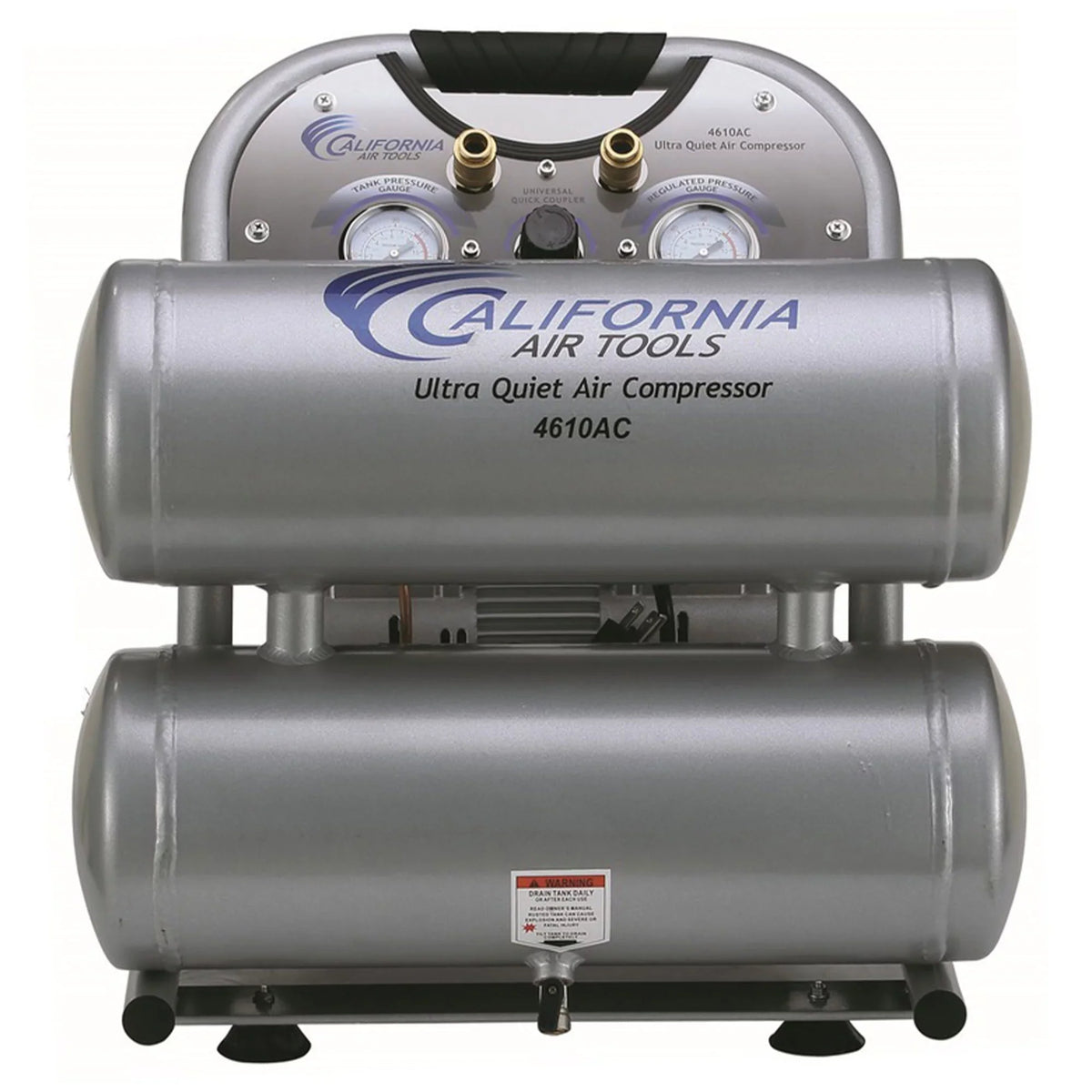 Free 4610AC Quiet Air Powerful Air Oil California Tools Compressor Ultra