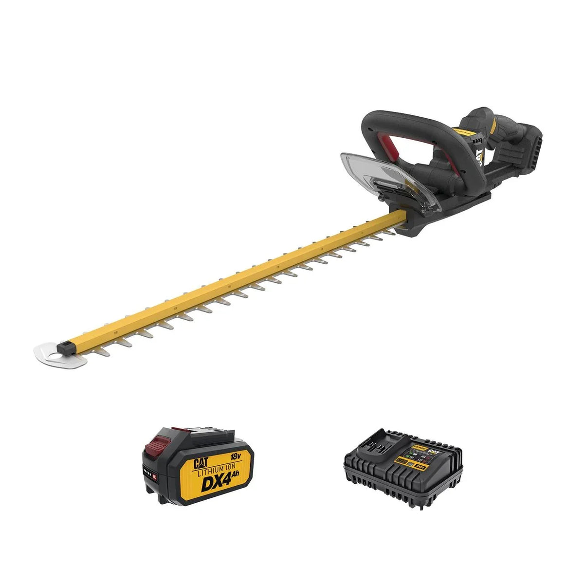 24" DG220 Trimmer Cordless Cat® Brushless Caterpillar Battery with 18V Hedge