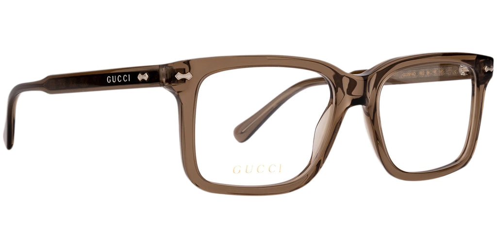 Squared mm GG0914O Eyeglasses Brown GUCCI 002 Rectangular Men's 54 Demo Lens