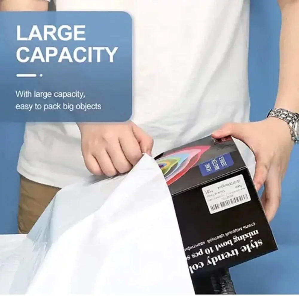 Extra 19x24 Envelopes water Strong Poly proof Seal Thick White Shipping Bags Pack Mailing Mailers VS 50 Large Adhesive self