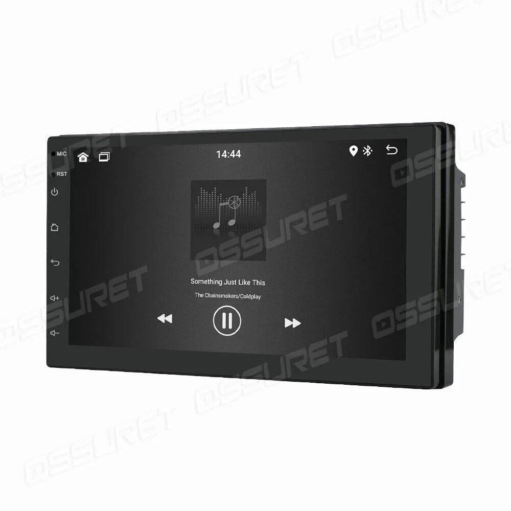 Stereo Head Dash Din 2 GPS Backup With Navigation Double In Android Car Radio System Bluetooth 7" Unit 11 Camera