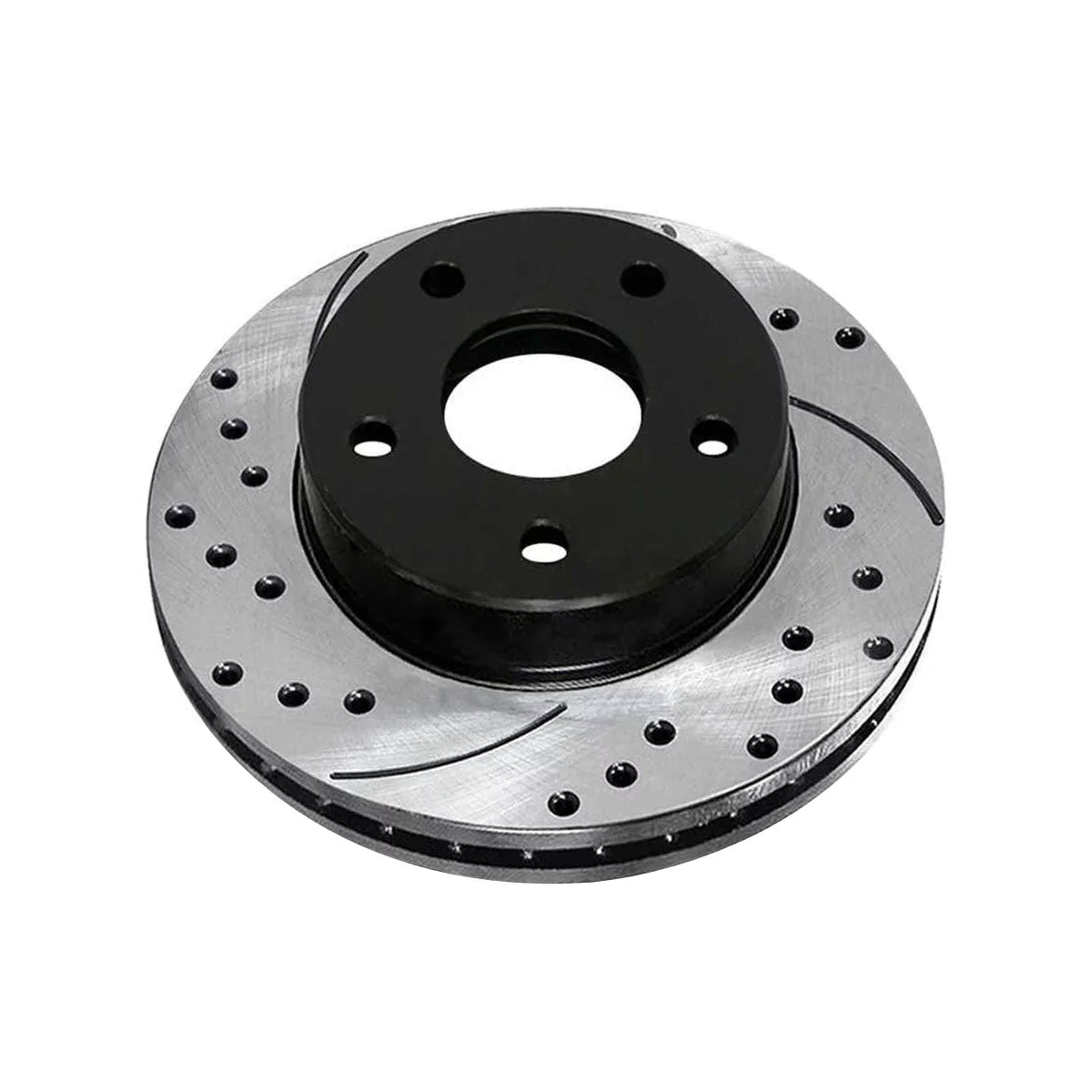 2.0L Brake 1.8L AutoShack FWD 2011 Rotors Driver Pair AWD Passenger 2008-2017 for of PR63039LR Slotted 2012 2 Mitsubishi and Front Lancer Side Drilled 2007-2010 Dodge Replacement Caliber 2.4L