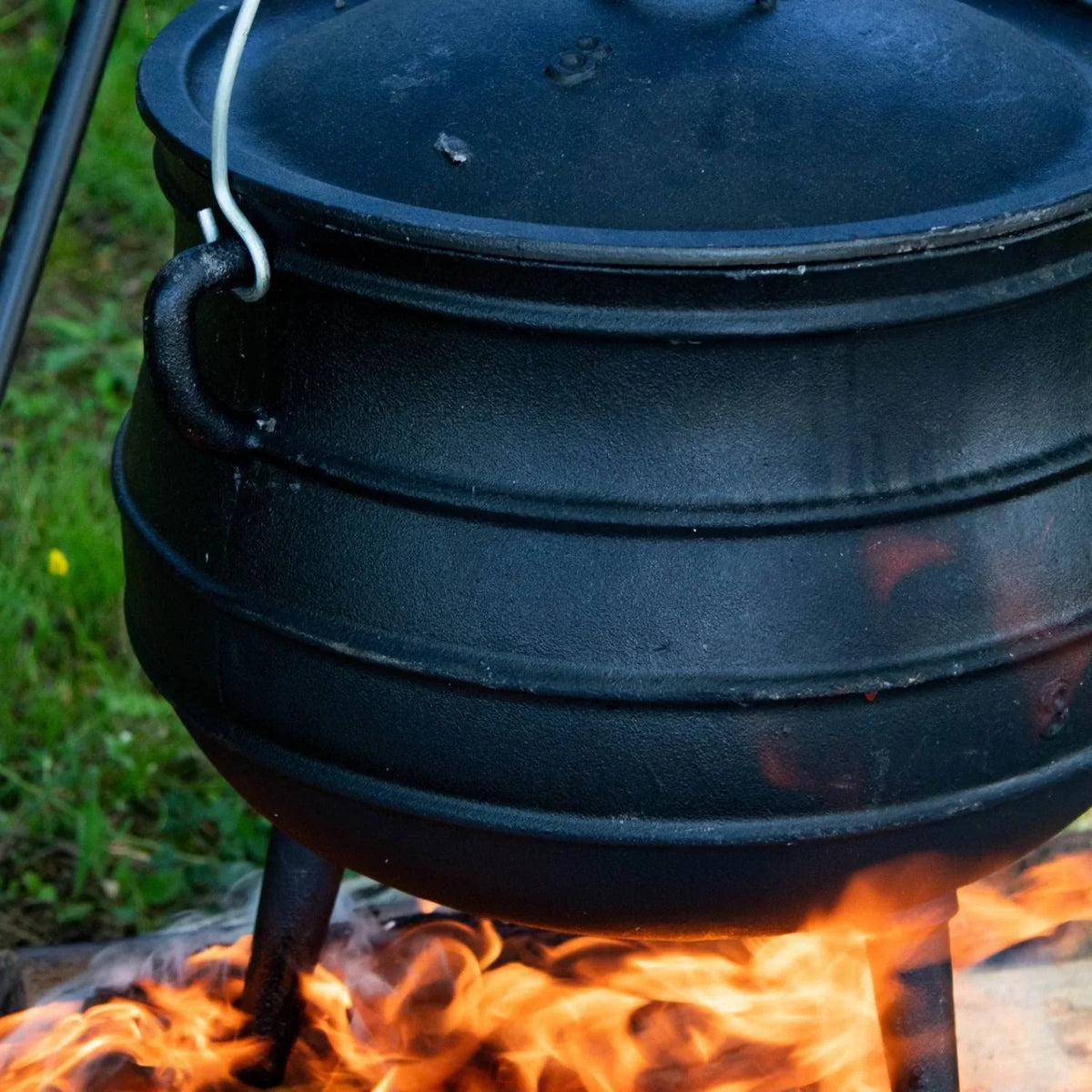 Gallon Inch, 16 Campfire And Oven 3 With Cooking Kettle Legs Iron Cast 9 je - Lid, Dutch