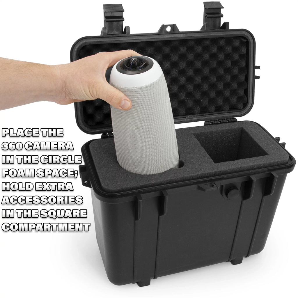 and Meeting CASEMATIX - Accessories Waterproof Conference Case Case Video Owl Owl Fits 360 Only Camera Pro Camera