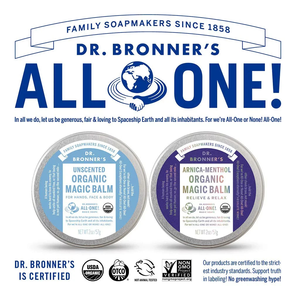 Soothes 2 Relieves Helps Dr. Face (Baby Ounce, Beeswax and Unscented, - Prevent Hands, Balm Hemp Organic Skin, Bronner's Made Organic with and 2 and Magic Rash Dry Body, Diaper Moisturizes Pack) Oil,