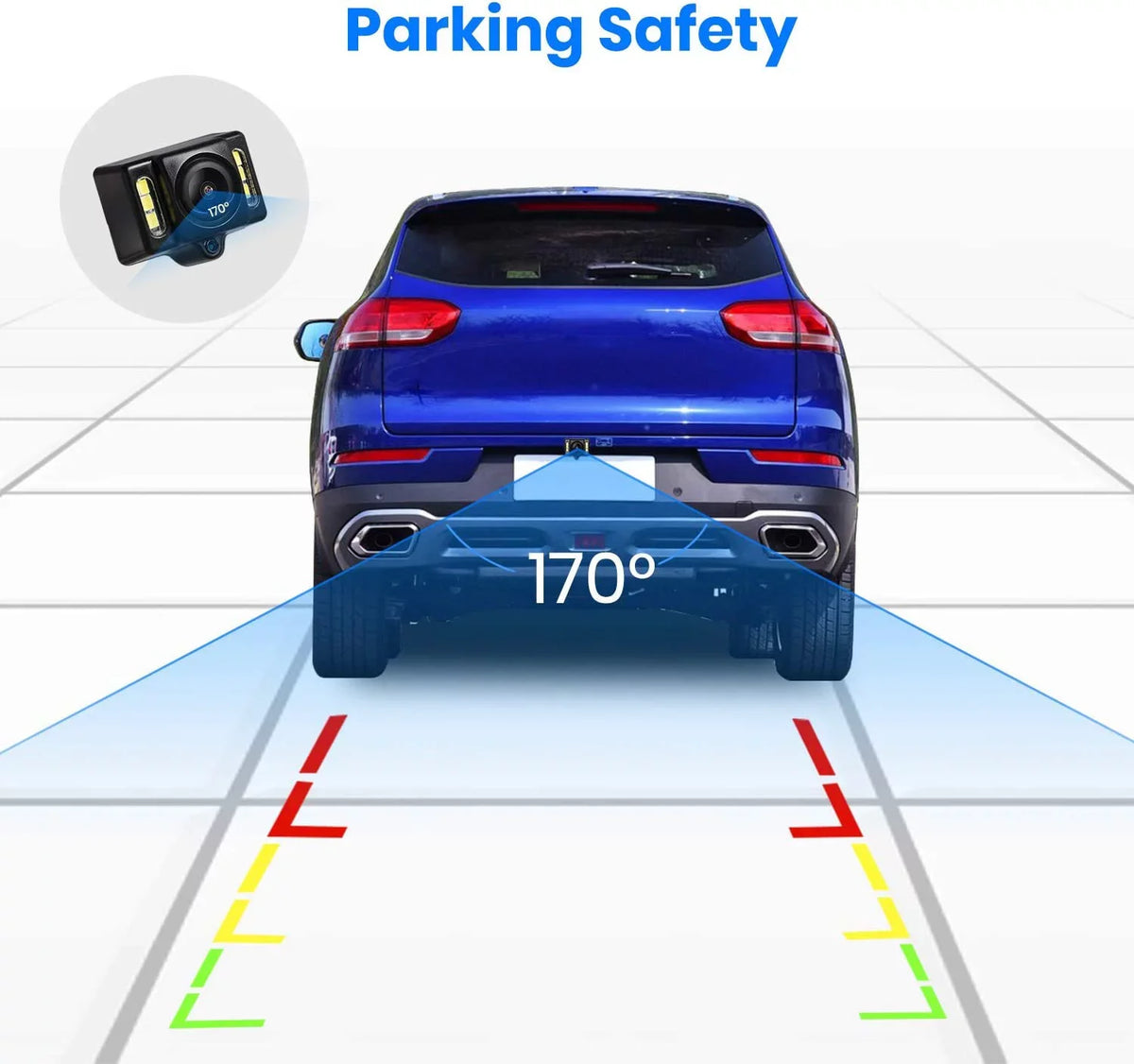 Camera Upgrade Up Monitor Back Camera Look Waterproof T1400 Mirror Wireless Vision Night Super Rear AUTO-VOX for , Kit with Camera OEM View Backup Car/Trucks