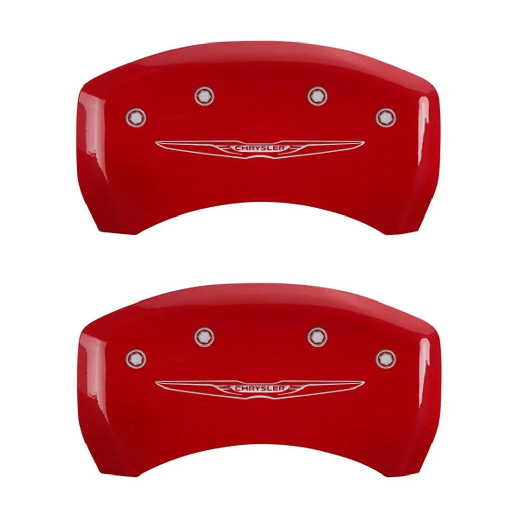 Wing LIMITED 300C Rear 4 Covers CHRYSLER finish 300, Fits 2/Chrysler Caliper silver Red & select: Front ch 2012 CHRYSLER Engraved Style MGP 2013