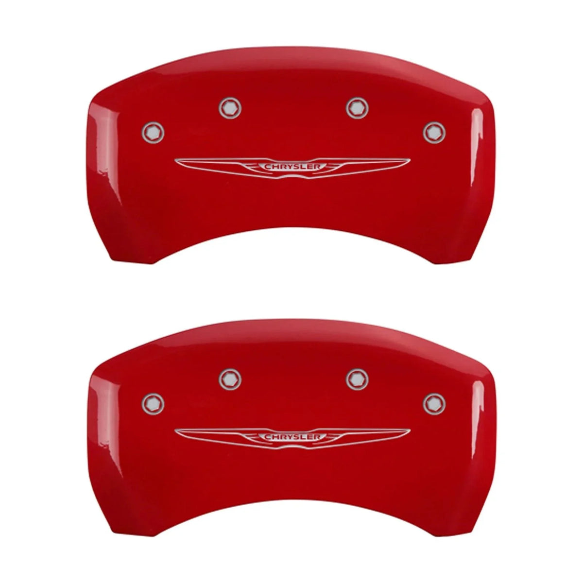 Wing LIMITED 300C Rear 4 Covers CHRYSLER finish 300, Fits 2/Chrysler Caliper silver Red & select: Front ch 2012 CHRYSLER Engraved Style MGP 2013