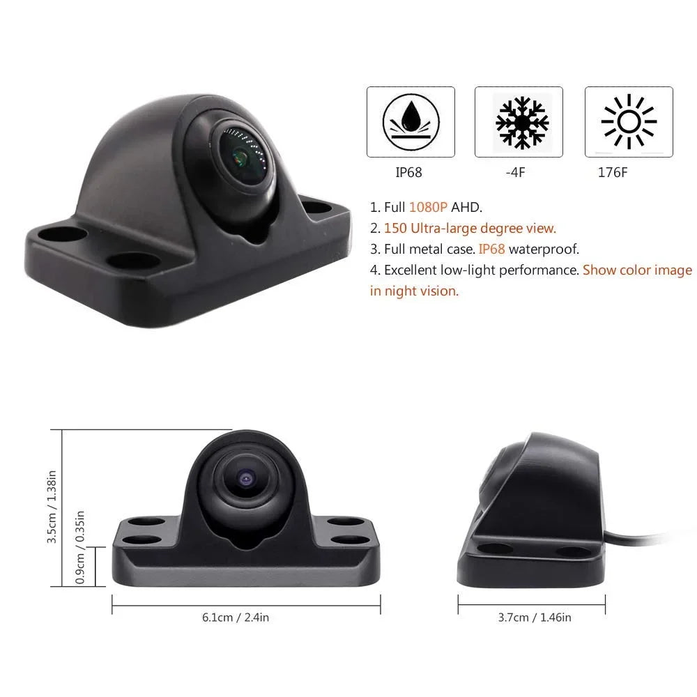 Video Recorder Angle Camera System Car HD Large 1080P 10" Truck/RV/Bus Cameras Screen AHD WiFi 8-CH JOINLGO Vehicle PC Monitor 4G with Backup Remote DVR for View DVR MDVR Phone Mobile Car Mini GPS on