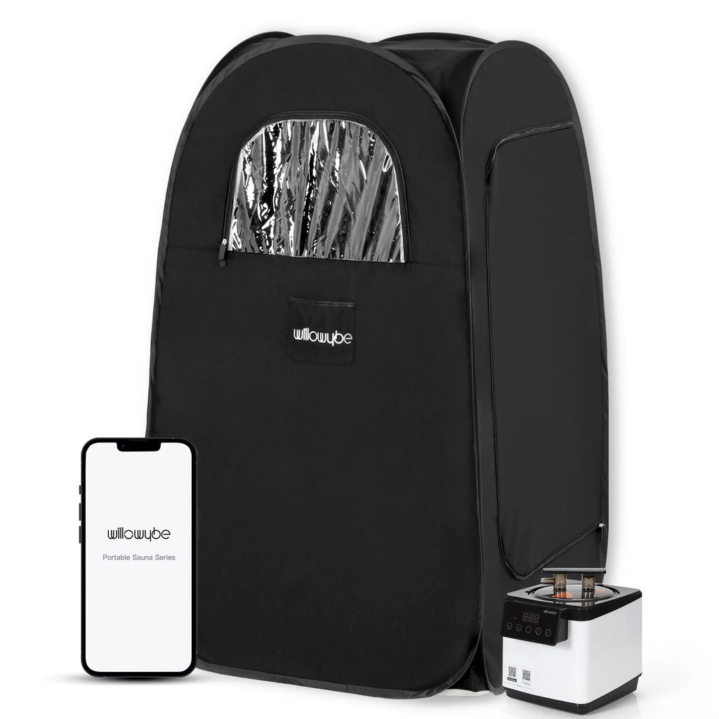 Bluetooth Body Spa | Tent, () Chair Home Personal Sauna Foldable Portable Steam Control, with Steamer,