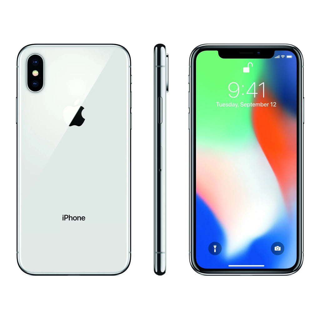 iPhone 64GB (Refurbished) Silver Straight LTE Talk X Restored MQA62LL/A Apple
