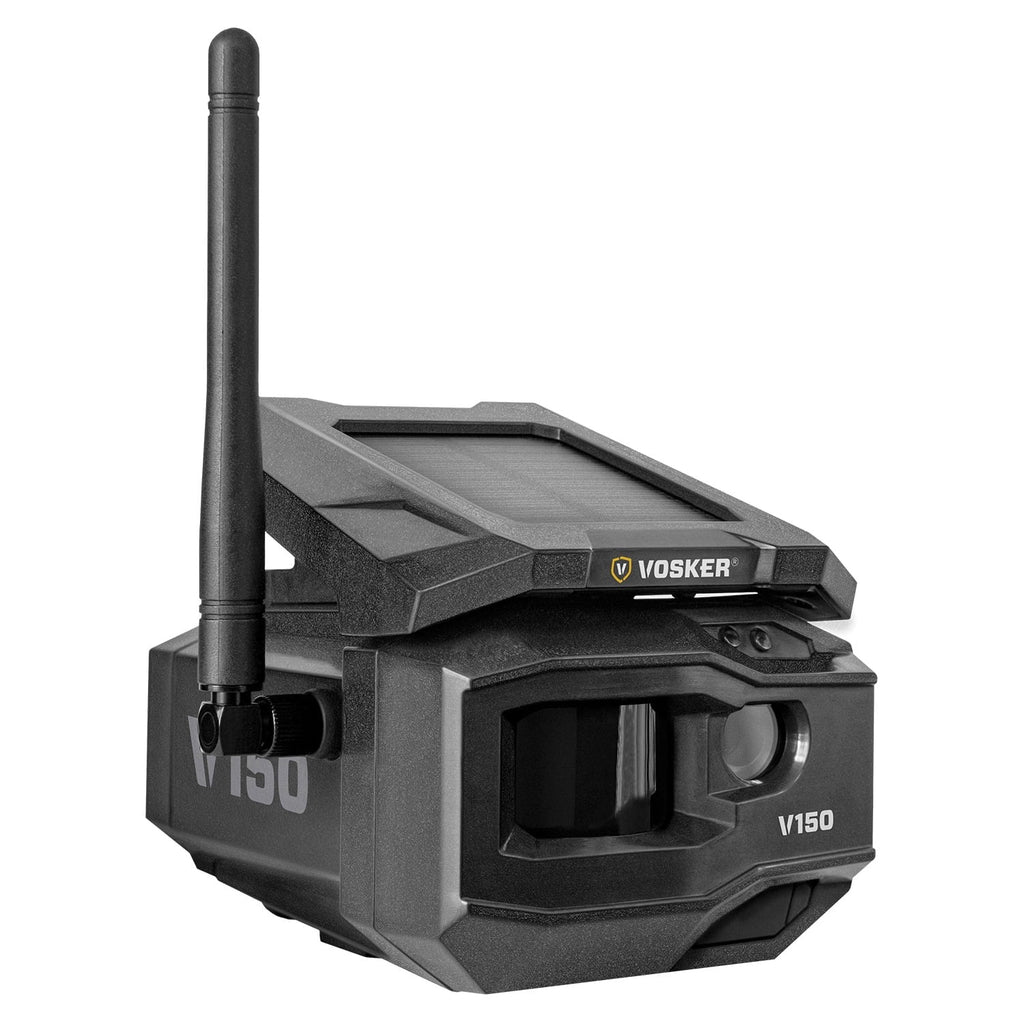 V150 Cellular Network) Solar-Powered 1202 Outdoor Security Camera VOSKER LTE Nation Wide (US