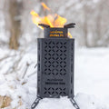 Outdoor Emergency, Inferno Stove New Pro Camping) Biomass InstaFire (off-Grid, Fuel