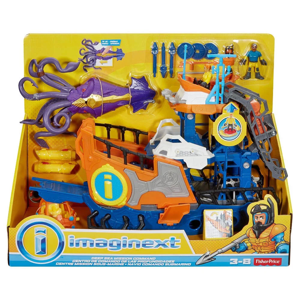 Command Mission DFX93 Boat Imaginext Sea Deep
