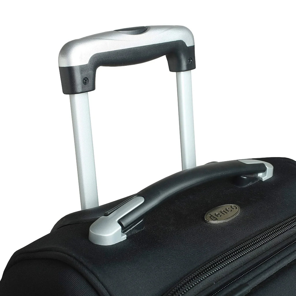 Carry-On Jayhawks Suitcase Softside Rolling MOJO Kansas 21"