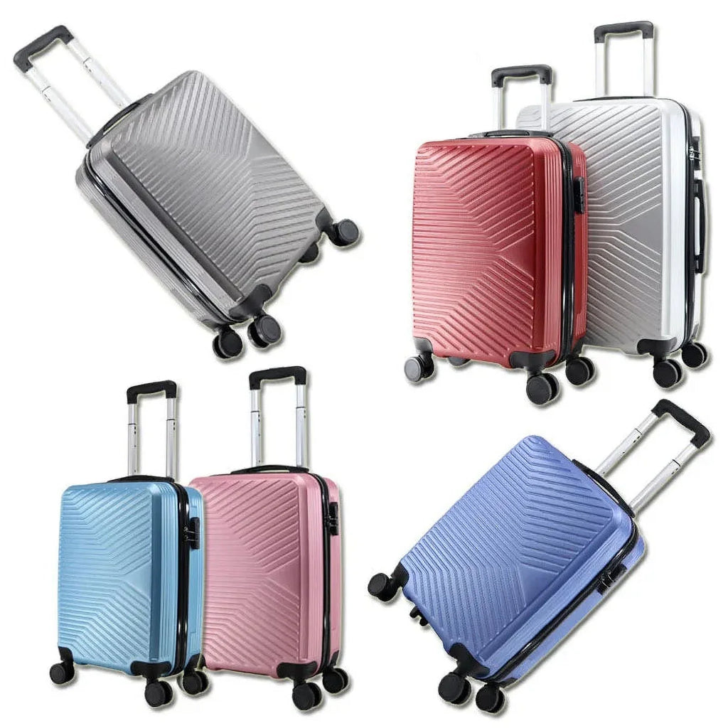 Wheels Boarding Shipping 24 With Case Travel Suitcase Zipper Cabin Carry-on Free Inch Bag Luggage Valise 20" Rolling Trolley