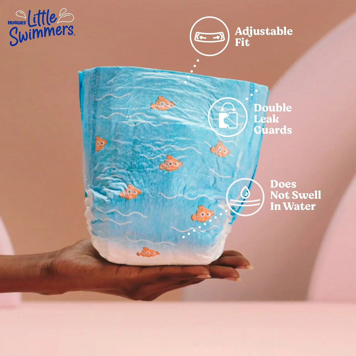 (CS/88) Swimmers Medium Huggies Little Diaper, Swim