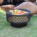 Lightweight Fire for Wood Yard Portable Outside 26" Camping Burning Fireplace Pit, Pits, Table UPYOOE Fire Firepit, Wood Outdoor Backyard with Portable Outdoor Wood Garden Bonfire Cover, Fire Pit