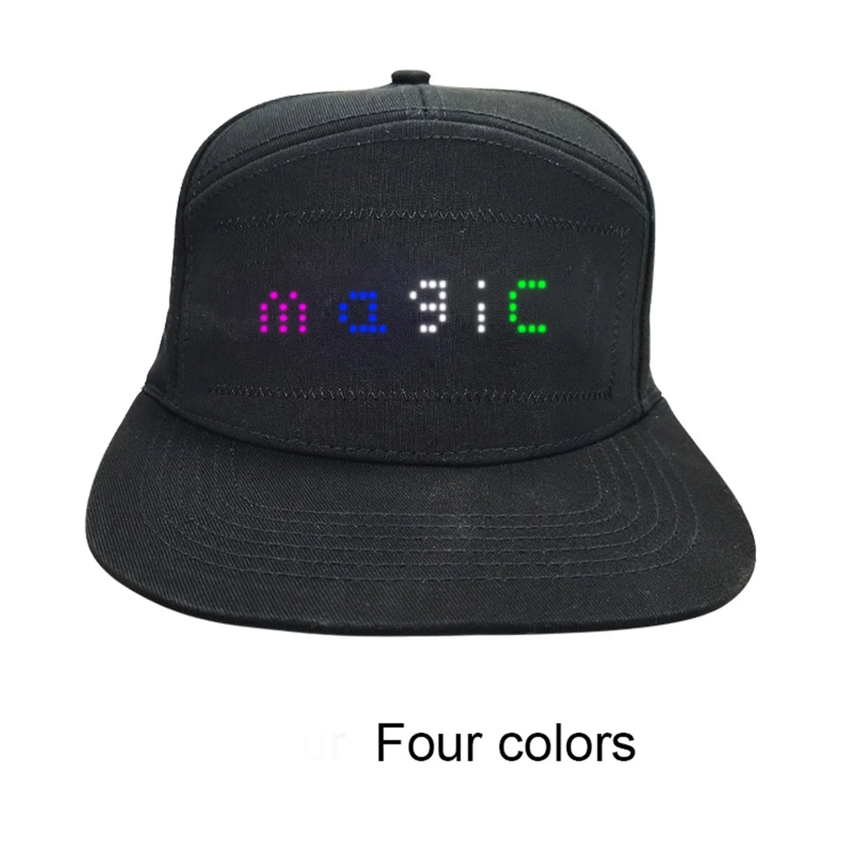 after Tongue Luminous Hat Fedora Summer Advertising Hats Ponytail Bluetooth Women Color Beach Camping Hat Editing Ever Hat for Sunshade Cowboy Hats Women Display Hat Happily Women's Beach Hats
