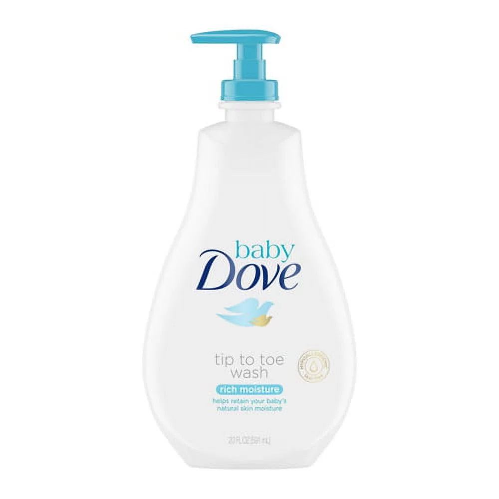 Pack Rich Oz, Dove Baby Moisture Toe 2 to Wash, Tip 20