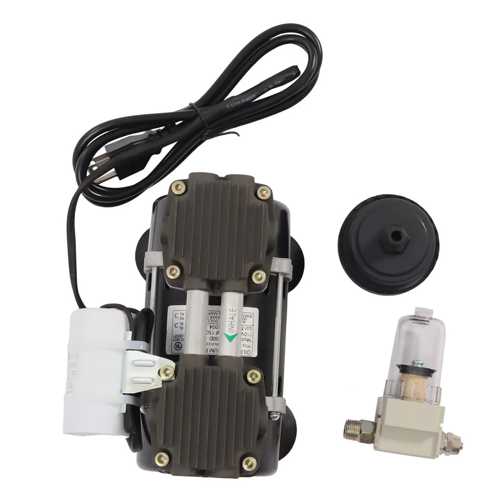 Industrial 95Kpa 100W Vacuum Air with Oilless Free Pump Vacuum Filter Pump Oil