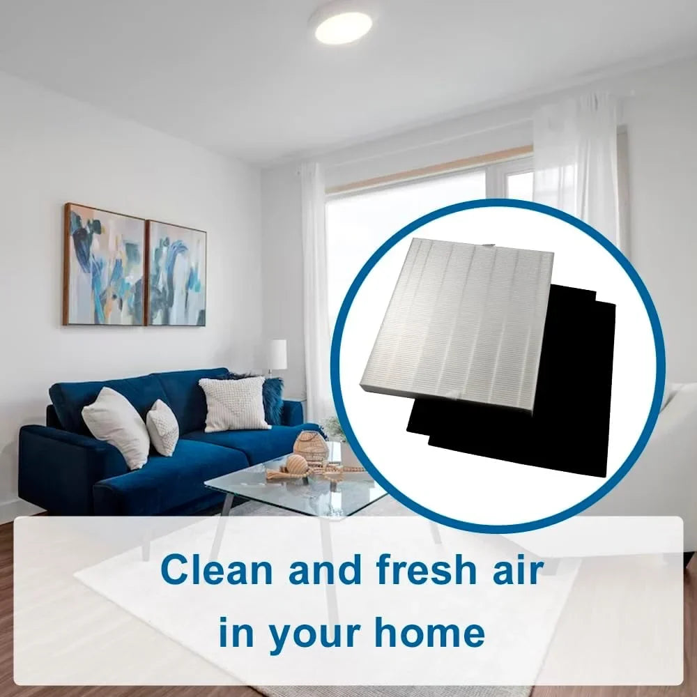 2 200M Airmega Purifier, 3304899, AP-1518R Replacement Filter AP-1512HH HEPA Mighty, Air Compatible Carbon Part True with Coway AP1512HH + 4 Pre-Filters HQRP Airmega Activated Filter