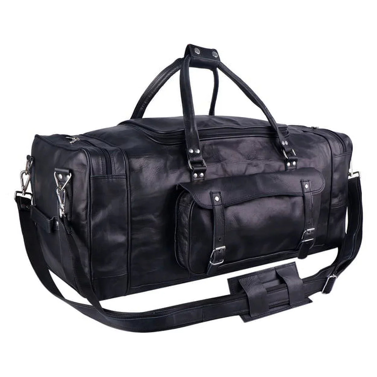 Overnight MaheTri Leather Bag Carry-on Women Travel 30" men For bag Weekender and Duffel Bag Duffel Sports
