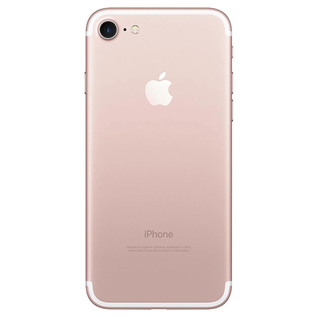 iPhone Restored GSM Unlocked (: Fair) Gold Smartphone Rose 12MP Quad-Core 4G Apple 128GB LTE - Camera (Refurbished) 7 w/