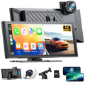Android Front Play 1080P TOGUARD Car 4K Touch Dash 9.26" Camera/Loop Radio, Stereo Car Rear Rear Link Screen, Navigation/Mirror Cam, and Car View Apple with Auto, Recording/GPS Wireless Carplay