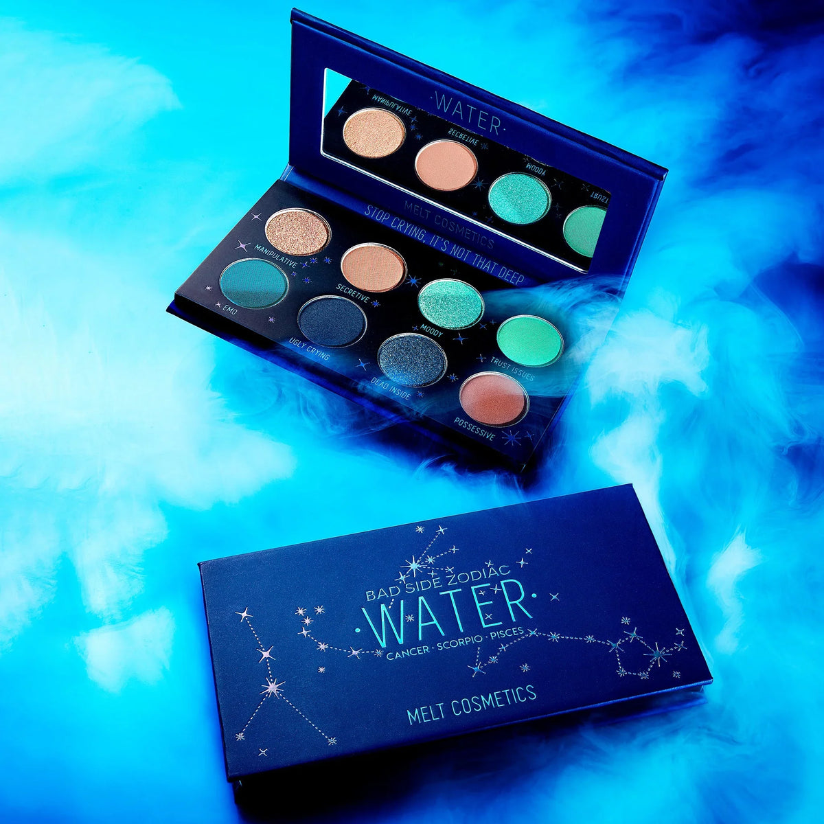 Cosmetics Melt Eyeshadow Zodiac Side Pisces Mini Water Cancer Palette Bad Scorpio
