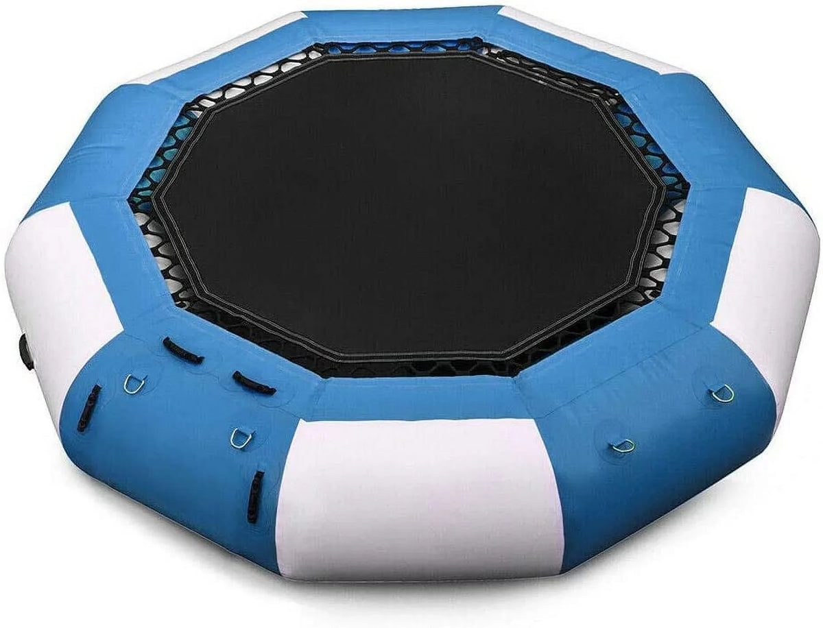 Platform Jump Miumaeov Trampoline Inflatable Swimming Ring 880lb Jump Floated 400kg/ Bouncer Beach 17Ft Pool Water Float
