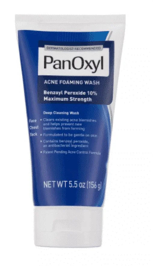 10% of Foaming (Pack 5.5 oz Acne Wash 2) PanOxyl
