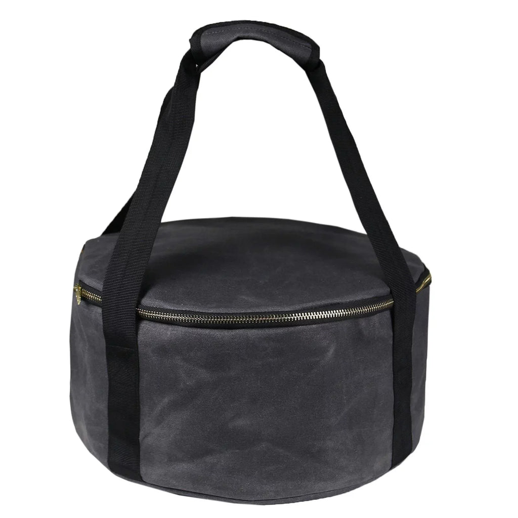 for Dutch Durable Handbag Multipurpose Bag Carry Cookware Bag - Activities Container Gray Storage BBQ Oven Camping Accessories ,Outdoor ,Fishing 12"